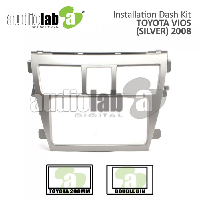 TOYOTA VIOS '08 -(SILVER) AL-TO 100 Car Stereo Installation Dash Kit
