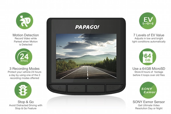 Papago GoSafe S30 Features